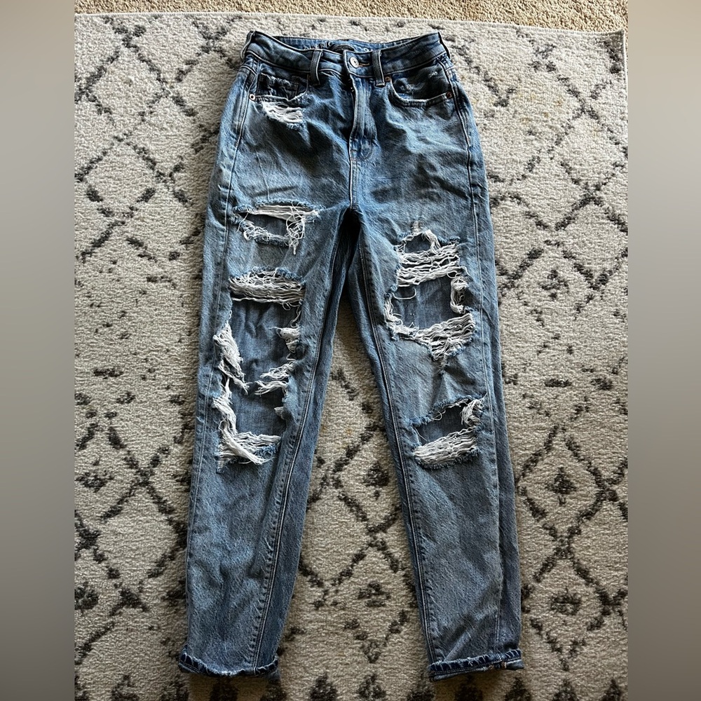 AE mom jeans
